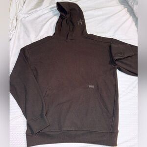 NWOT TLF Waffle Hoodie - Black - Men's M, oversized